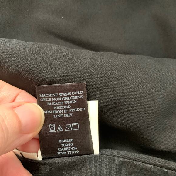 Ann Taylor Gold Black Straight Knee Length Pencil Skirt Size 4 - Picture 11 of 12